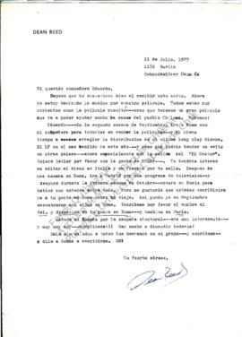 Comentarios sobre película por Dean Reed