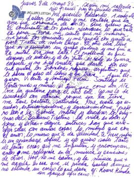 Comentarios de Isabel Parra en espera de su regreso Chile