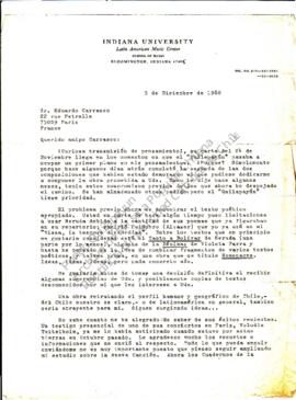 Comentarios sobre la segunda obra compuesta por Juan Orrego Salas para el grupo Quilapayún