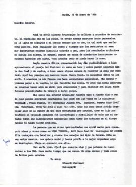 Comentarios de Eduardo Carrasco a Roberto sobre posible gira por Estados Unidos